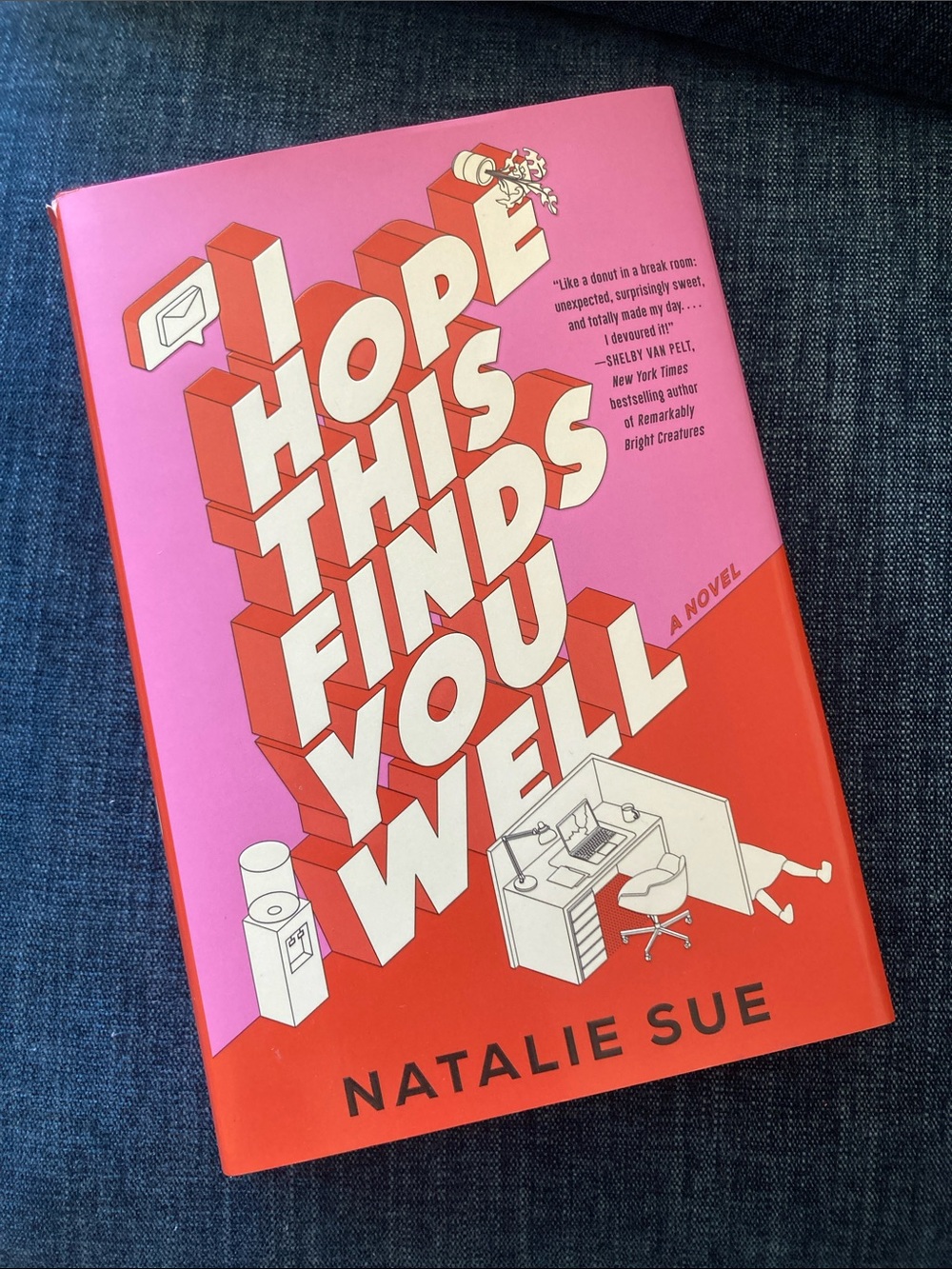 I Hope This Finds You Well by Natalie Sue hardback book used